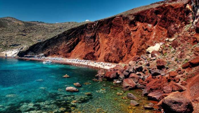 Santorini crvena plaža
