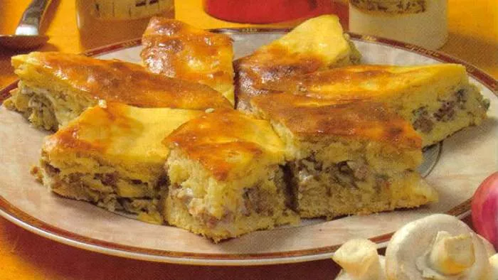 lenja pita sa šampinjonima