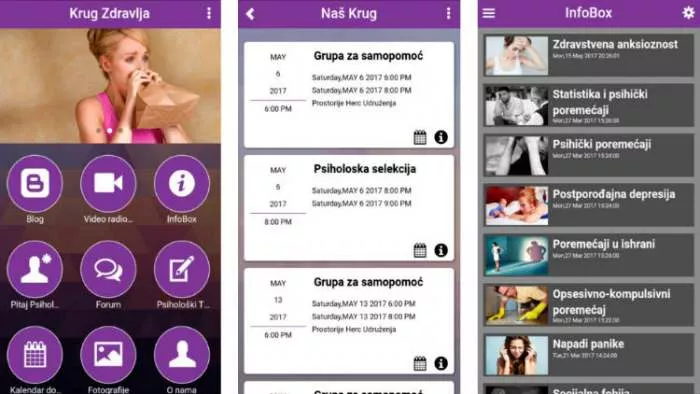 aplikacija krug zdravlja