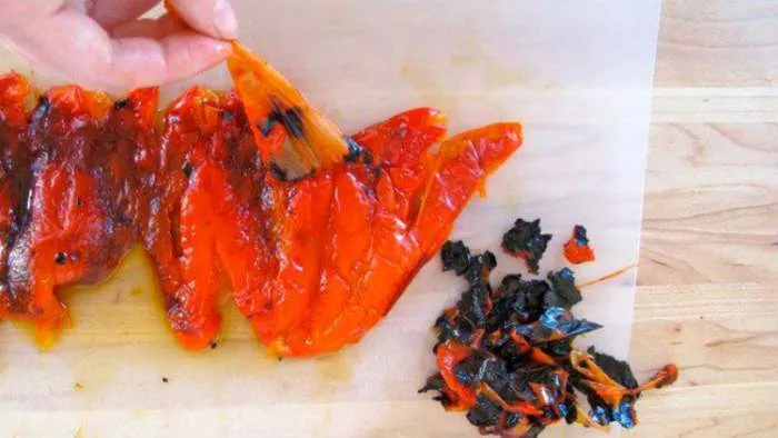 guljenje pečenih paprika