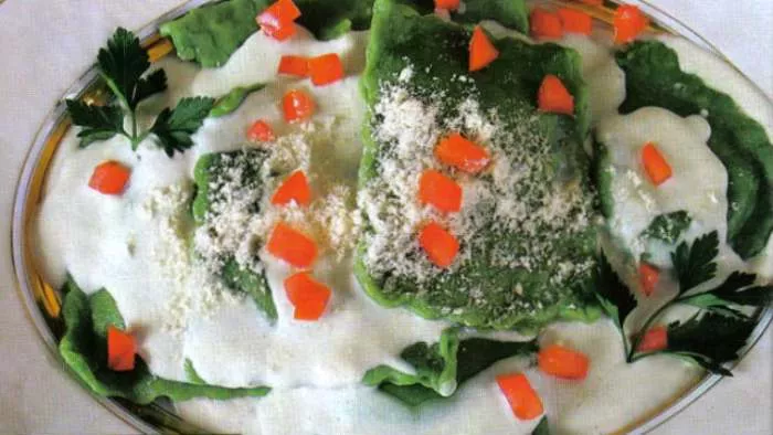 ravioli sa spanaćem