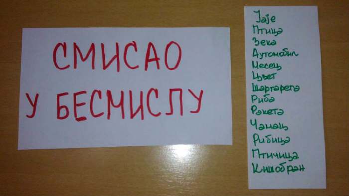 smisao u besmislu