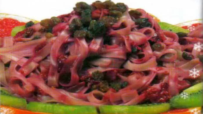 rezanci s voćnim kremom