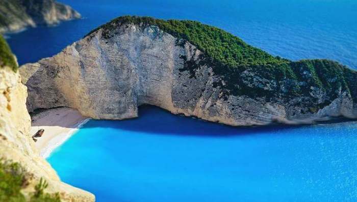 Zakintos plaža Navagio Shipwreck