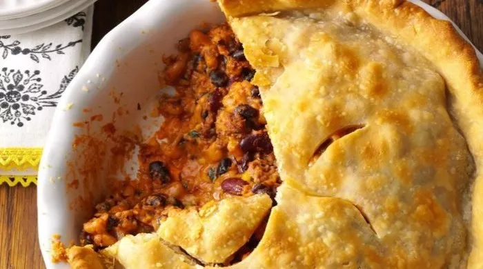 pita sa proprženim pasuljem