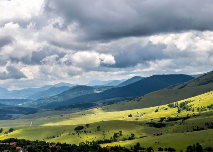Pogled na planinu na Zlatiboru