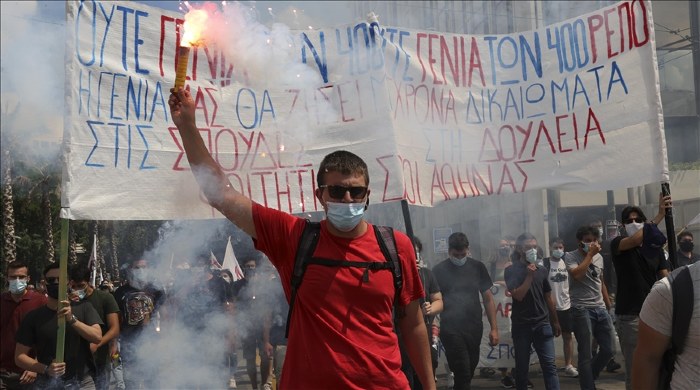 grci protestovali